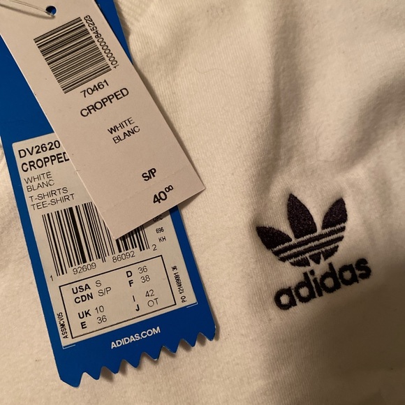 NWT Adidas Crop Top - Picture 3 of 3